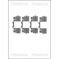Priedų komplektas, diskinių stabdžių trinkelės TRISCAN 8105 101648