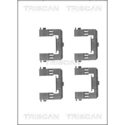Priedų komplektas, diskinių stabdžių trinkelės TRISCAN 8105 101655
