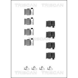 Priedų komplektas, diskinių stabdžių trinkelės TRISCAN 8105 131624
