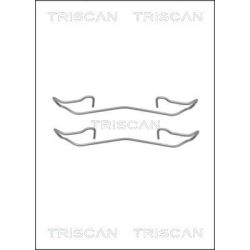 Priedų komplektas, diskinių stabdžių trinkelės TRISCAN 8105 161617
