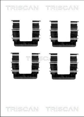 Priedų komplektas, diskinių stabdžių trinkelės TRISCAN 8105 181001