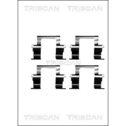 Priedų komplektas, diskinių stabdžių trinkelės TRISCAN 8105 241601