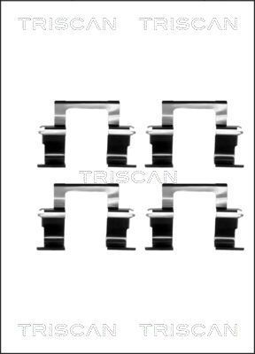 Priedų komplektas, diskinių stabdžių trinkelės TRISCAN 8105 241601