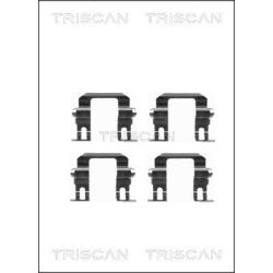 Priedų komplektas, diskinių stabdžių trinkelės TRISCAN 8105 241602