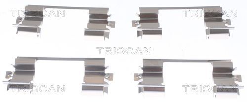 Priedų komplektas, diskinių stabdžių trinkelės TRISCAN 8105 431637