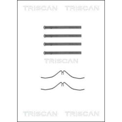 Priedų komplektas, diskinių stabdžių trinkelės TRISCAN 8105 501509