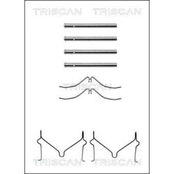 Priedų komplektas, diskinių stabdžių trinkelės TRISCAN 8105 501568