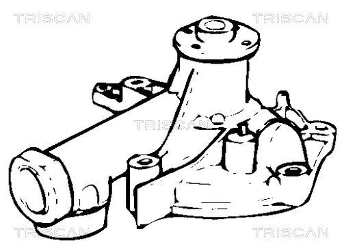 Vandens siurblys, variklio aušinimas TRISCAN 8600 10857