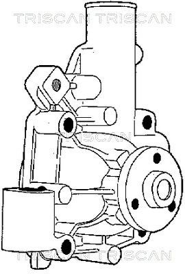 Vandens siurblys, variklio aušinimas TRISCAN 8600 10935