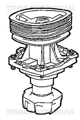 Vandens siurblys, variklio aušinimas TRISCAN 8600 15008