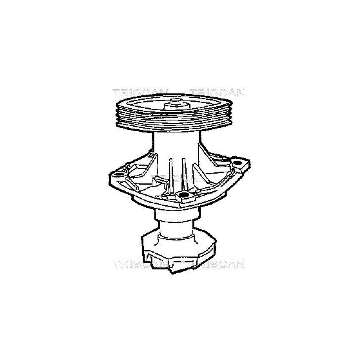 Vandens siurblys, variklio aušinimas TRISCAN 8600 15010
