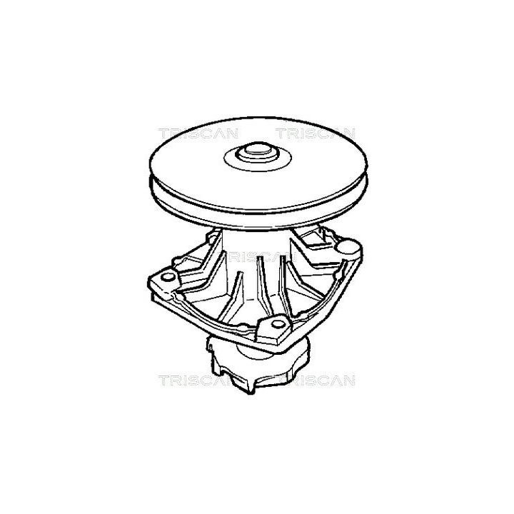 Vandens siurblys, variklio aušinimas TRISCAN 8600 15127