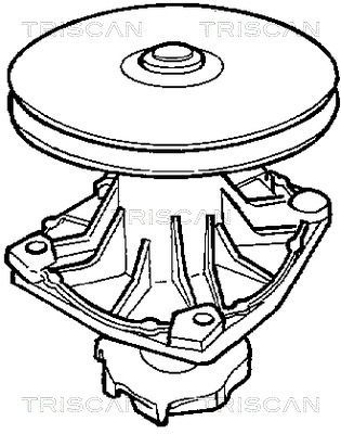 Vandens siurblys, variklio aušinimas TRISCAN 8600 15127