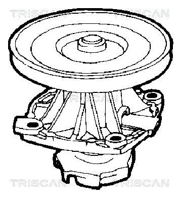 Vandens siurblys, variklio aušinimas TRISCAN 8600 15873