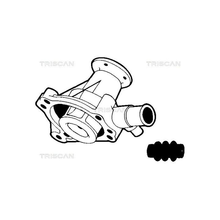 Vandens siurblys, variklio aušinimas TRISCAN 8600 17005