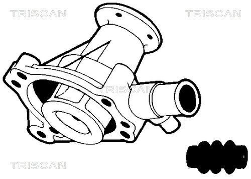 Vandens siurblys, variklio aušinimas TRISCAN 8600 17005
