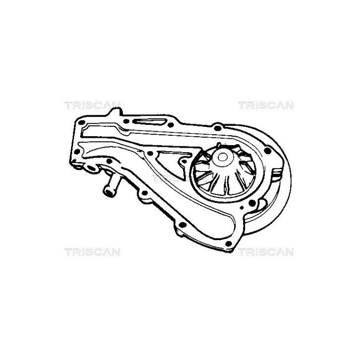 Vandens siurblys, variklio aušinimas TRISCAN 8600 25814