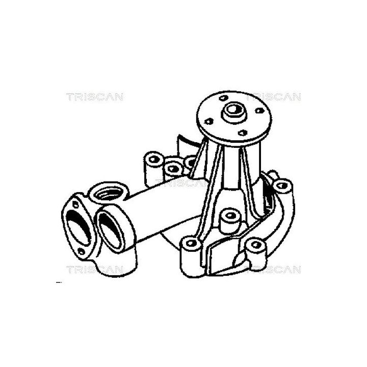 Vandens siurblys, variklio aušinimas TRISCAN 8600 42001