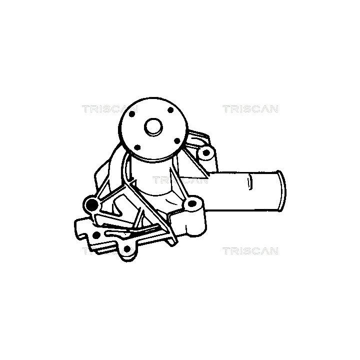 Vandens siurblys, variklio aušinimas TRISCAN 8600 42816
