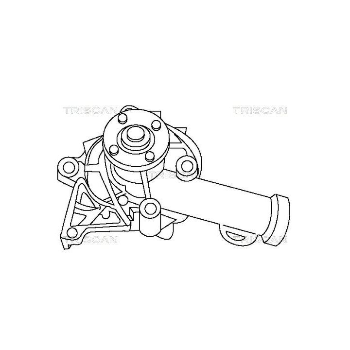 Vandens siurblys, variklio aušinimas TRISCAN 8600 42951