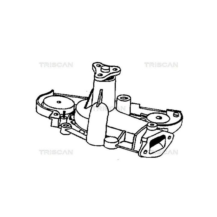 Vandens siurblys, variklio aušinimas TRISCAN 8600 50001