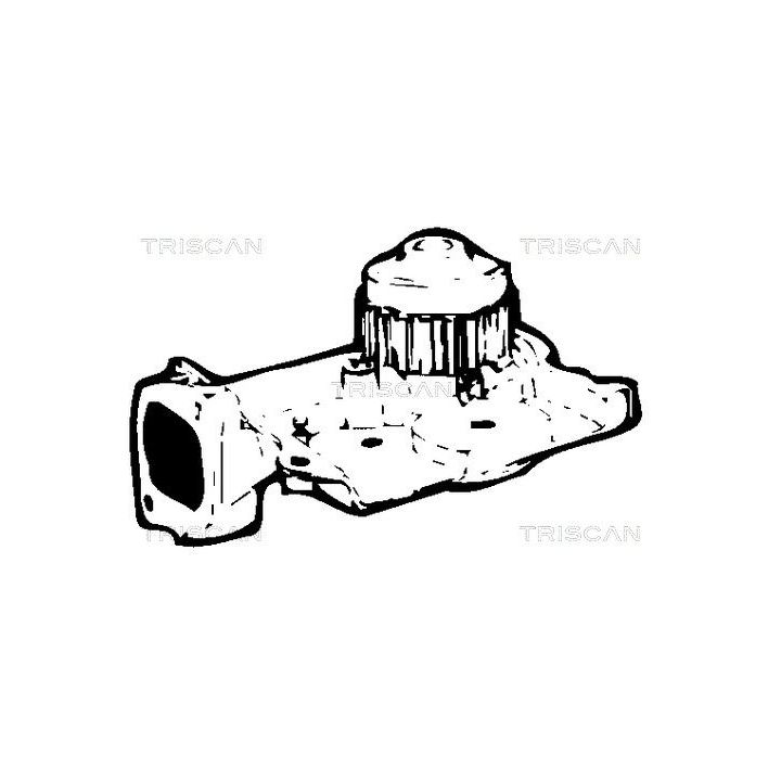 Vandens siurblys, variklio aušinimas TRISCAN 8600 50869