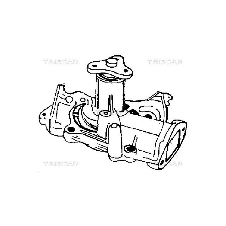 Vandens siurblys, variklio aušinimas TRISCAN 8600 50871