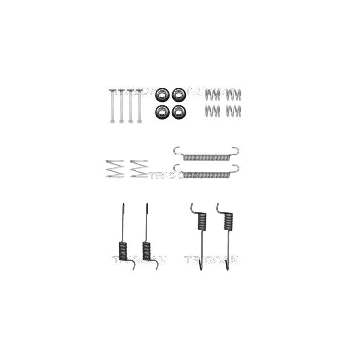 Priedų komplektas, stovėjimo stabdžių trinkelės TRISCAN 8105 432591
