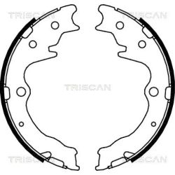Stabdžių trinkelių komplektas, stovėjimo stabdis TRISCAN 8100 50003
