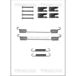 Priedų komplektas, stabdžių trinkelės TRISCAN 8105 102601