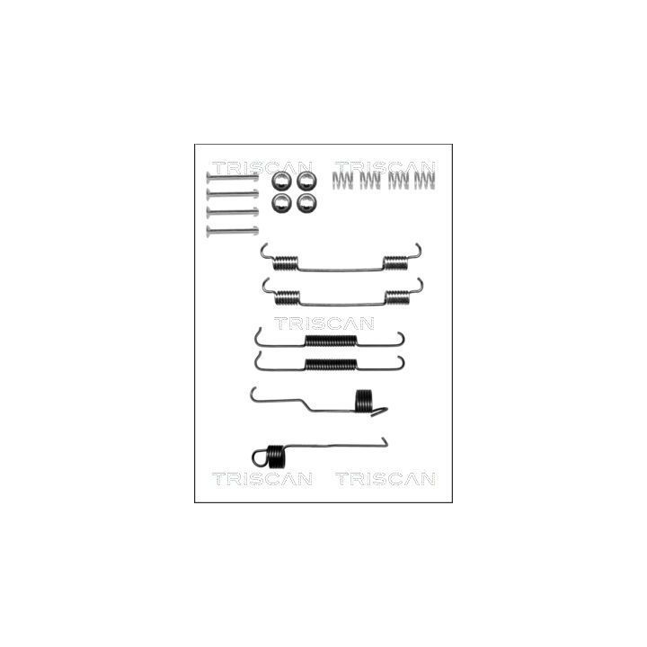 Priedų komplektas, stabdžių trinkelės TRISCAN 8105 152559