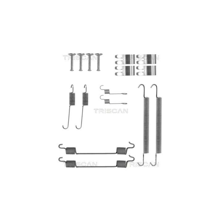 Priedų komplektas, stabdžių trinkelės TRISCAN 8105 172470
