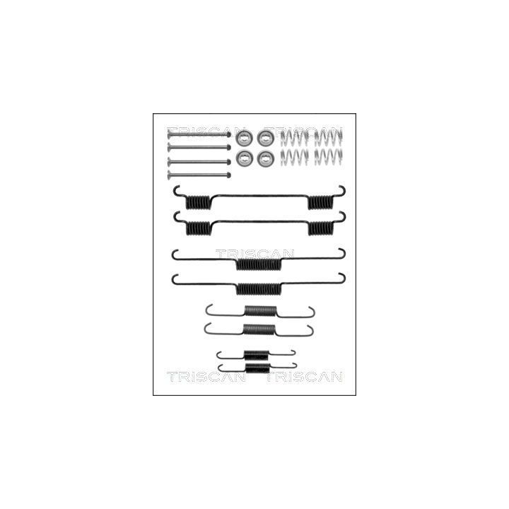 Priedų komplektas, stabdžių trinkelės TRISCAN 8105 182002