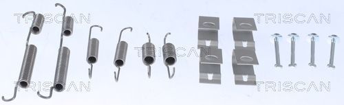 Priedų komplektas, stabdžių trinkelės TRISCAN 8105 182009
