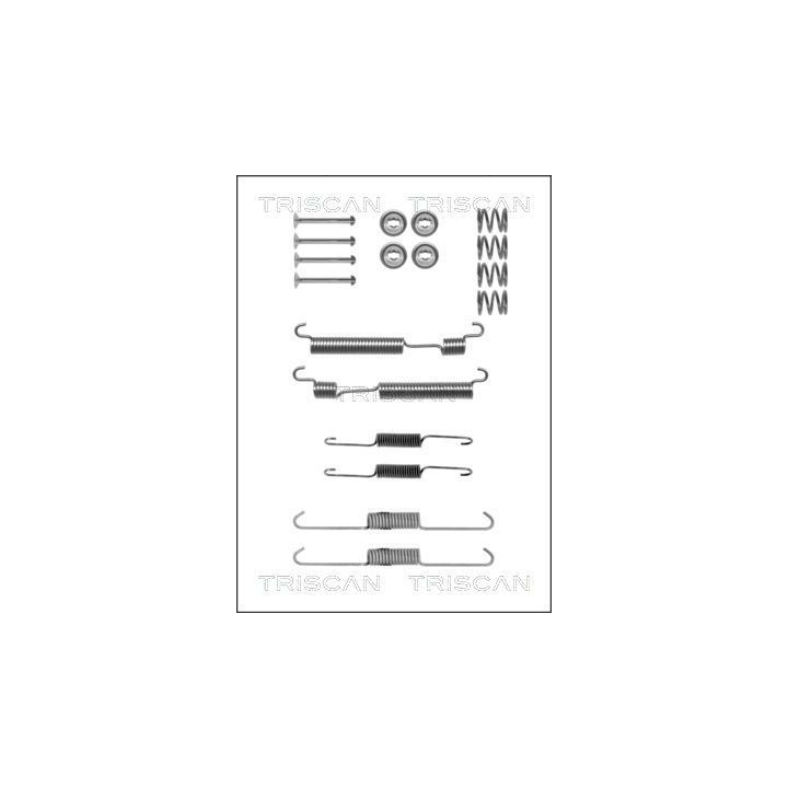 Priedų komplektas, stabdžių trinkelės TRISCAN 8105 432001