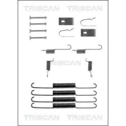 Priedų komplektas, stabdžių trinkelės TRISCAN 8105 502533