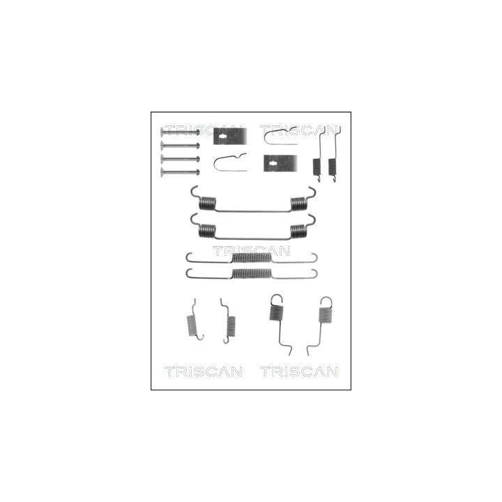 Priedų komplektas, stabdžių trinkelės TRISCAN 8105 502555