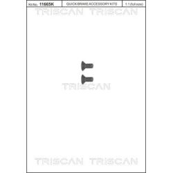 Varžtų komplektas, stabdžių diskas TRISCAN 8105 116006
