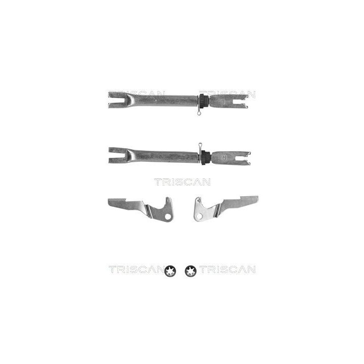 Reguliatorių komplektas, būgninis stabdys TRISCAN 8105 103008