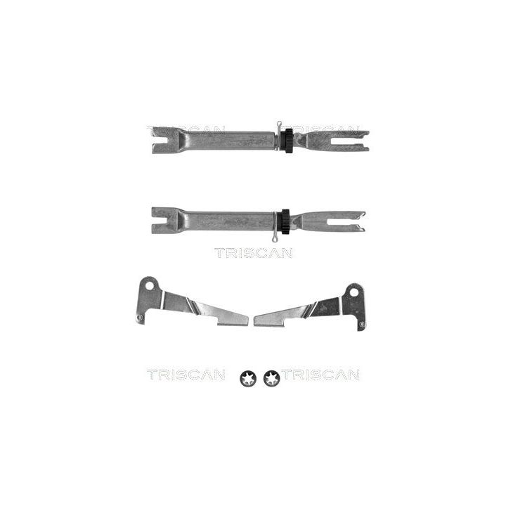 Reguliatorių komplektas, būgninis stabdys TRISCAN 8105 103011