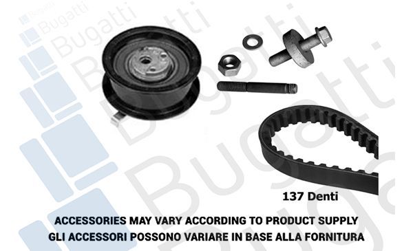 Paskirstymo diržo komplektas BUGATTI BKCD0045