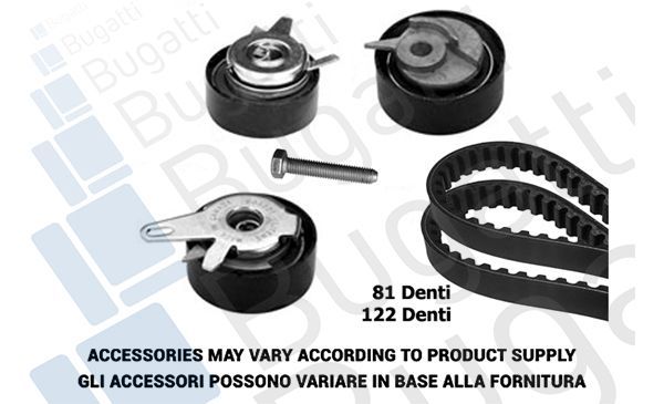 Paskirstymo diržo komplektas BUGATTI BKCD0064