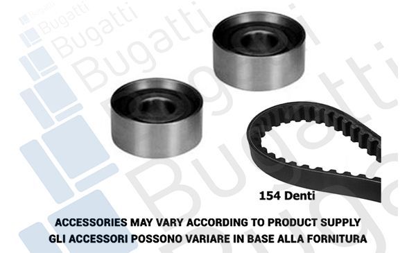 Paskirstymo diržo komplektas BUGATTI BKCD0091