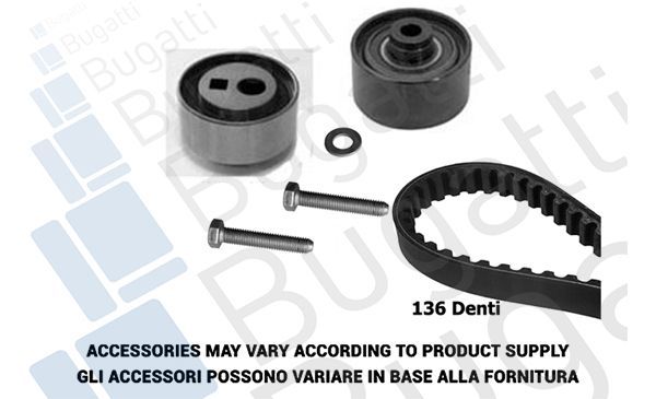 Paskirstymo diržo komplektas BUGATTI BKCD0111
