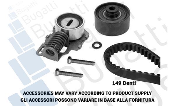 Paskirstymo diržo komplektas BUGATTI BKCD0112