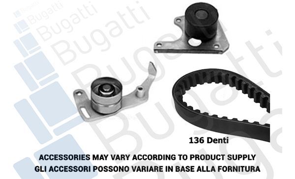 Paskirstymo diržo komplektas BUGATTI BKCD0123