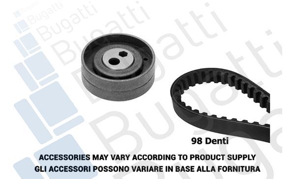 Paskirstymo diržo komplektas BUGATTI BKCD0136