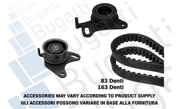 Paskirstymo diržo komplektas BUGATTI BKCD0163