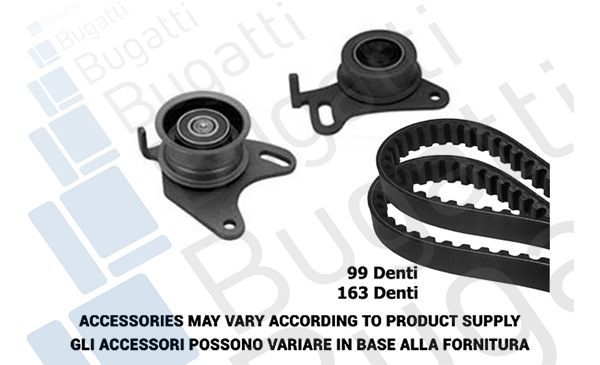 Paskirstymo diržo komplektas BUGATTI BKCD0164