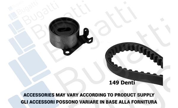 Paskirstymo diržo komplektas BUGATTI BKCD0167